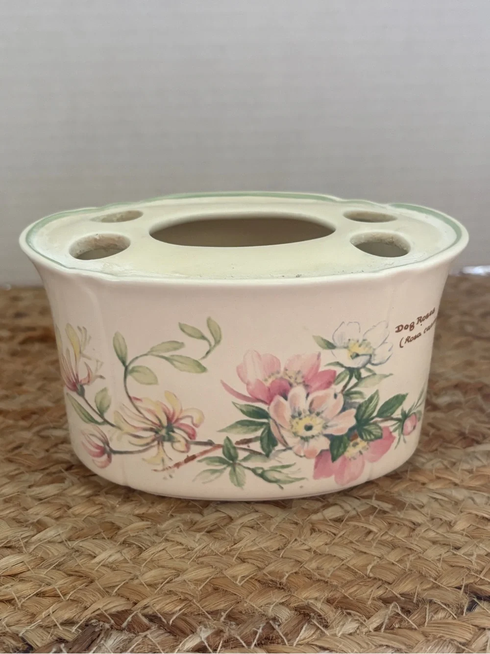 Vintage Royal Winton “The Country Diary Collection toothbrush holder